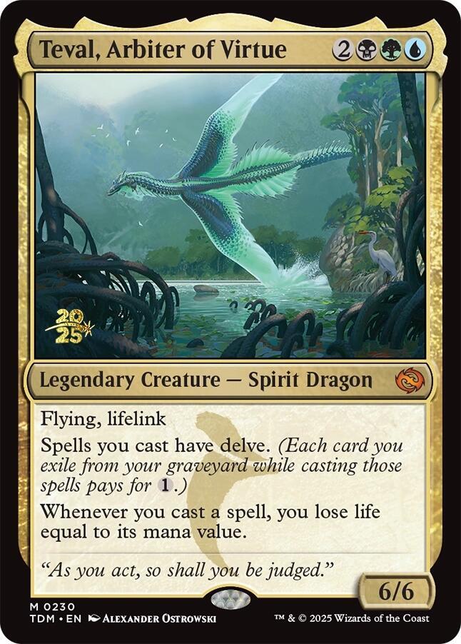 Teval, Arbiter of Virtue 230 card from Prerelease Cards