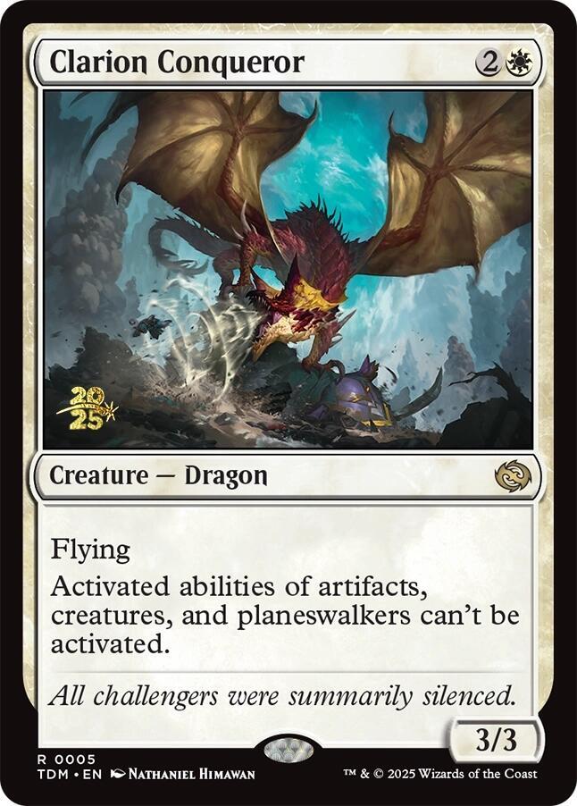 Clarion Conqueror 5 card from Prerelease Cards