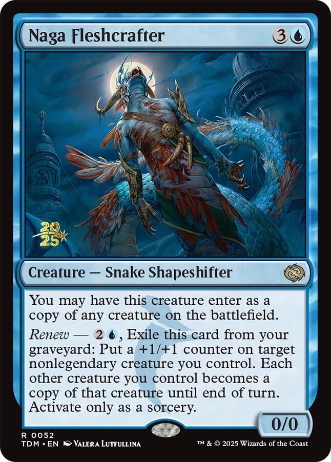 Naga Fleshcrafter 52 card from Prerelease Cards