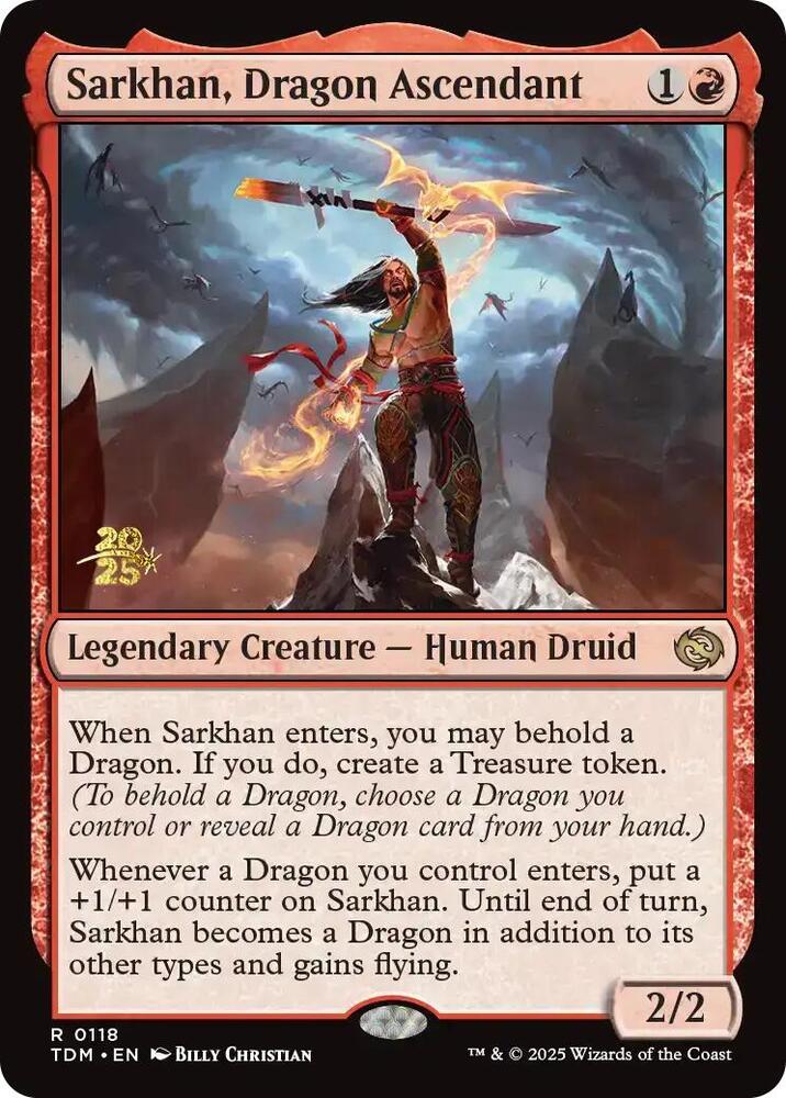 Sarkhan, Dragon Ascendant 118 card from Prerelease Cards