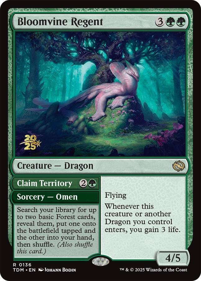 Bloomvine Regent 136 card from Prerelease Cards