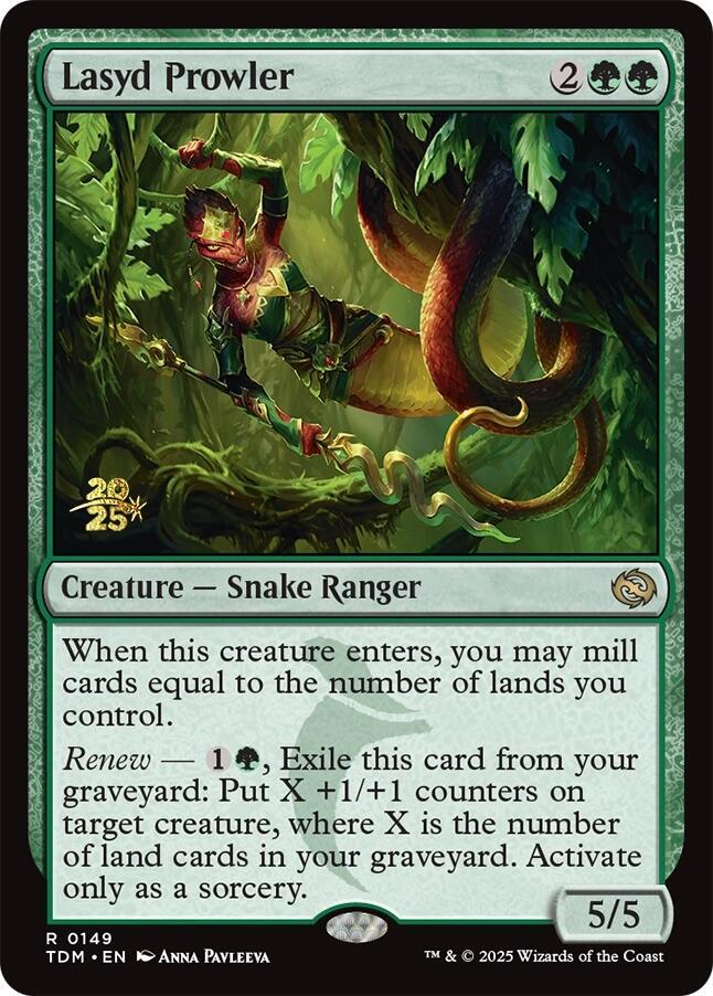 Lasyd Prowler 149 card from Prerelease Cards