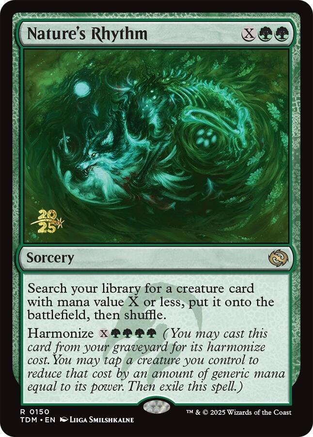 Nature's Rhythm 150 card from Prerelease Cards