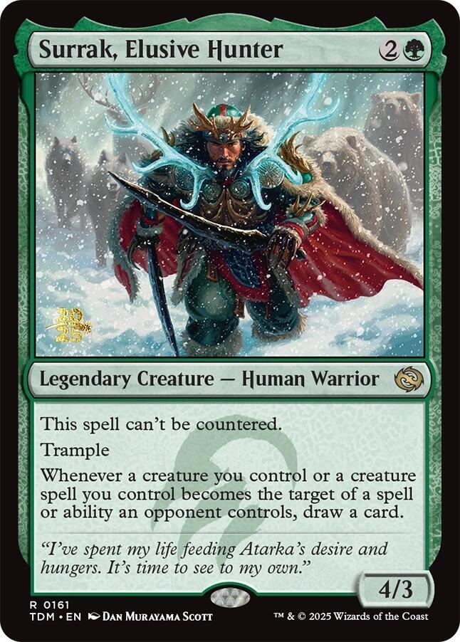 Surrak, Elusive Hunter 161 card from Prerelease Cards