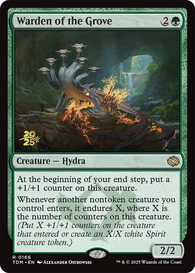 Warden of the Grove 166 card from Prerelease Cards