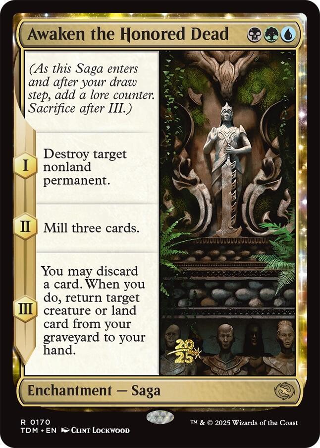 Awaken the Honored Dead 170 card from Prerelease Cards