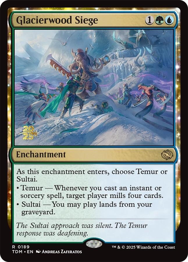 Glacierwood Siege 189 card from Prerelease Cards