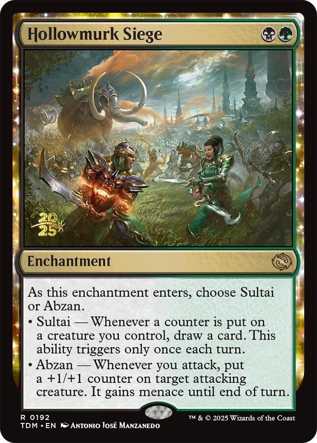 Hollowmurk Siege 192 card from Prerelease Cards