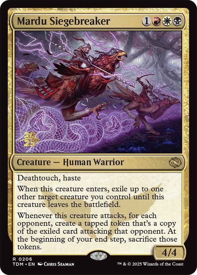 Mardu Siegebreaker 206 card from Prerelease Cards