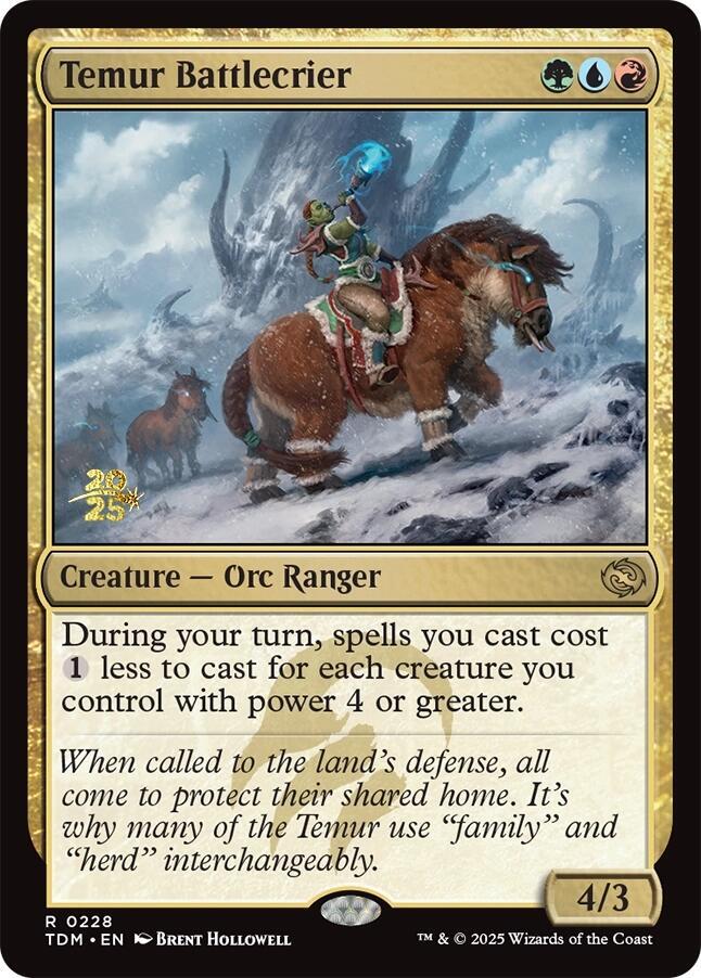 Temur Battlecrier 228 card from Prerelease Cards