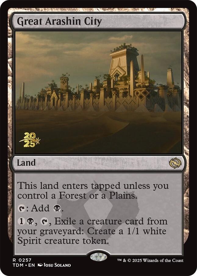 Great Arashin City 257 card from Prerelease Cards