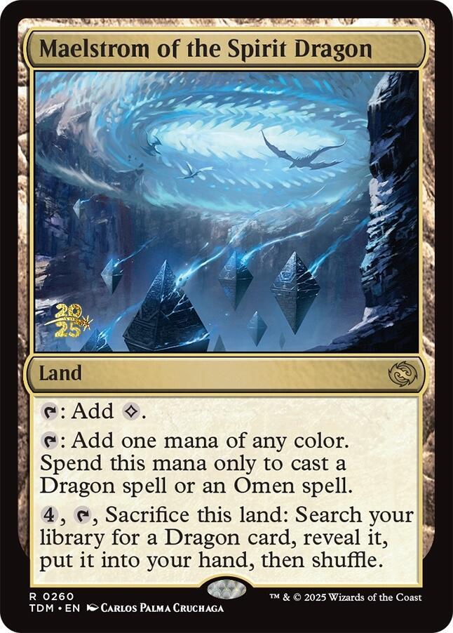 Maelstrom of the Spirit Dragon 260 card from Prerelease Cards