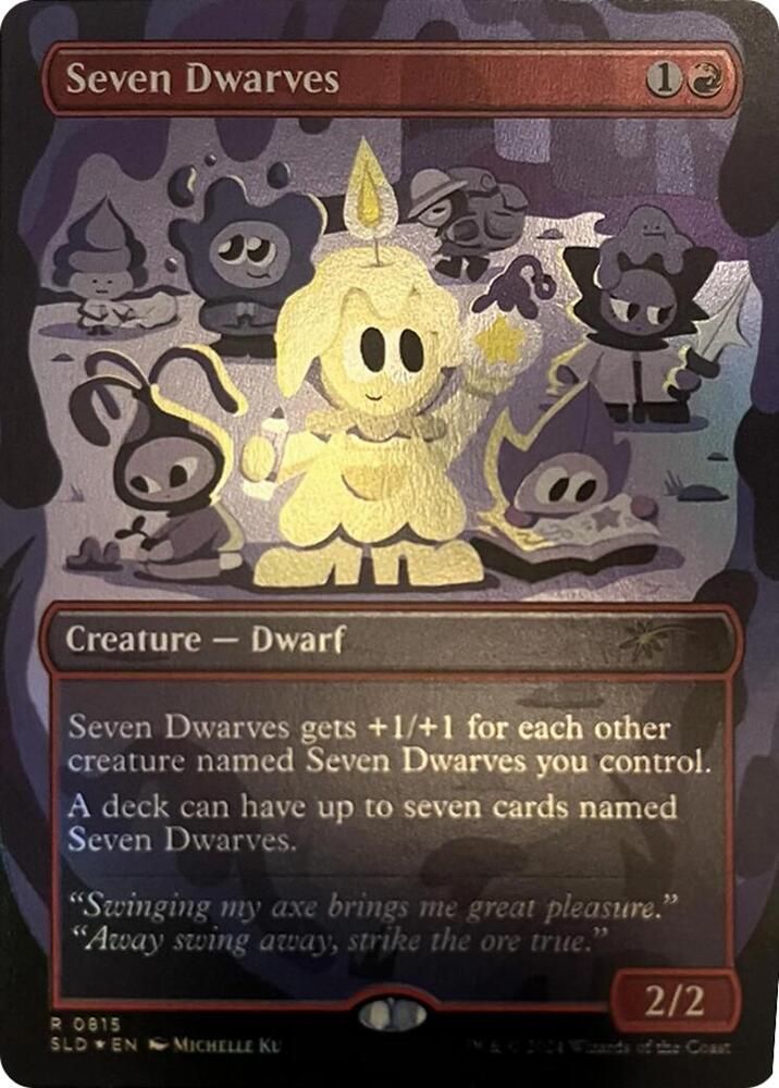 Seven Dwarves 815 card from Secret Lair Drop Series