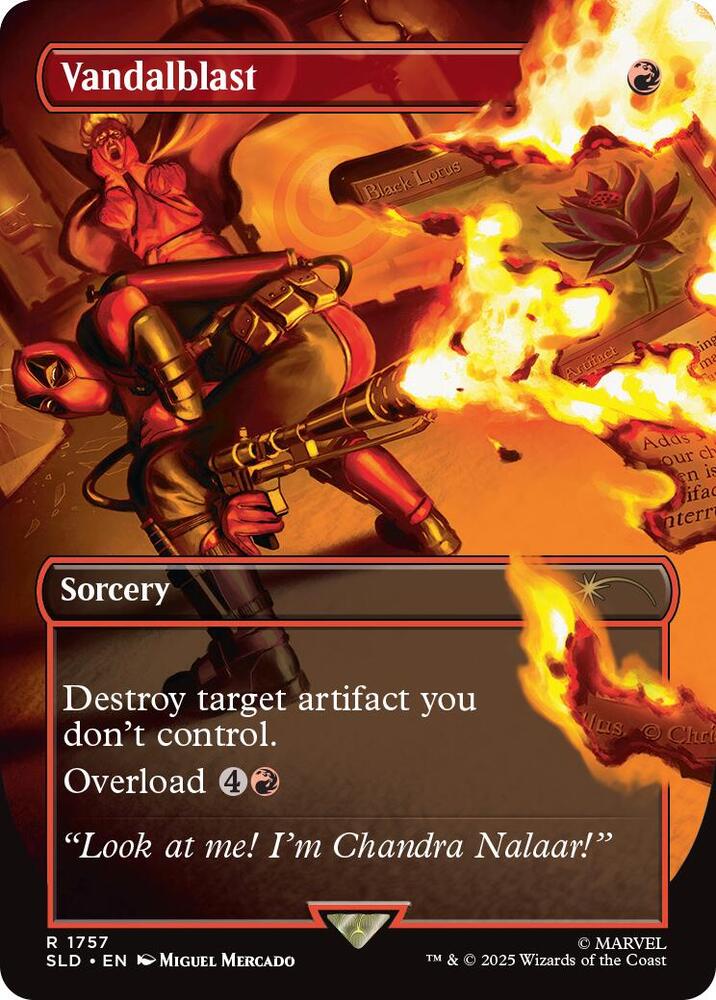 Vandalblast 1757 card from Secret Lair Drop Series