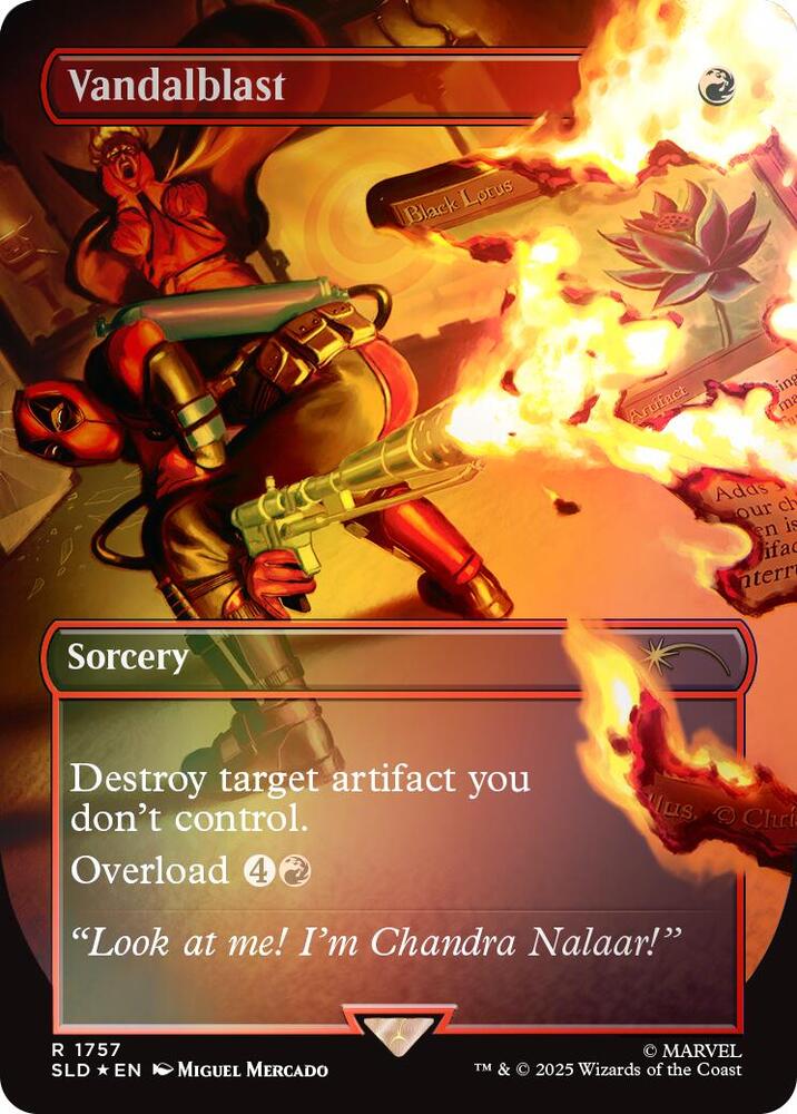 Vandalblast (Rainbow Foil) 1757 card from Secret Lair Drop Series