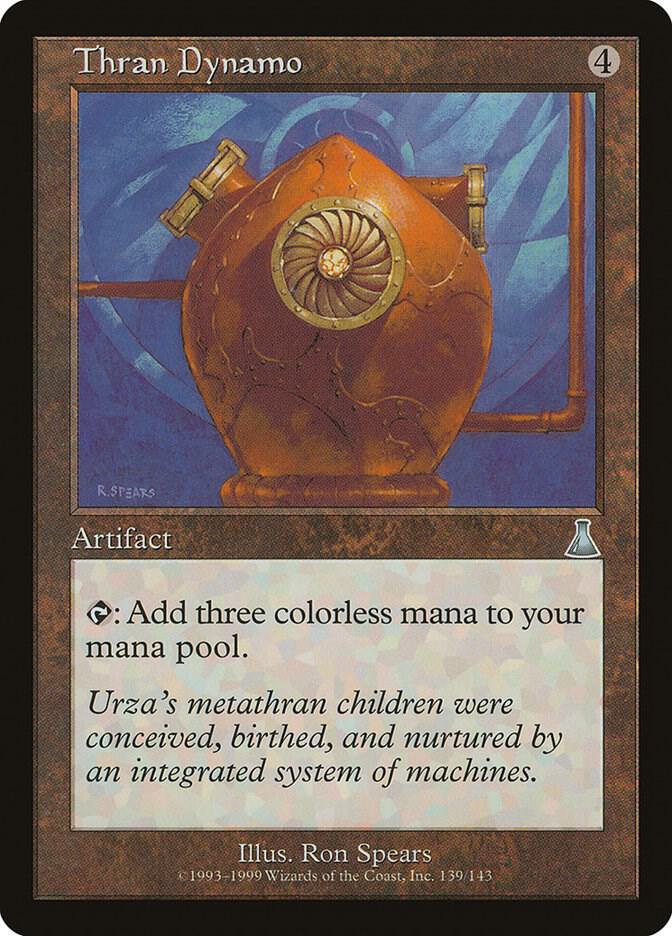 Thran Dynamo 139 card from Urza's Destiny