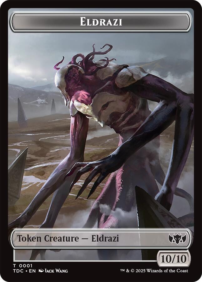 Eldrazi // Citizen Double-Sided Token 1 // 26 card from Commander: Tarkir: Dragonstorm