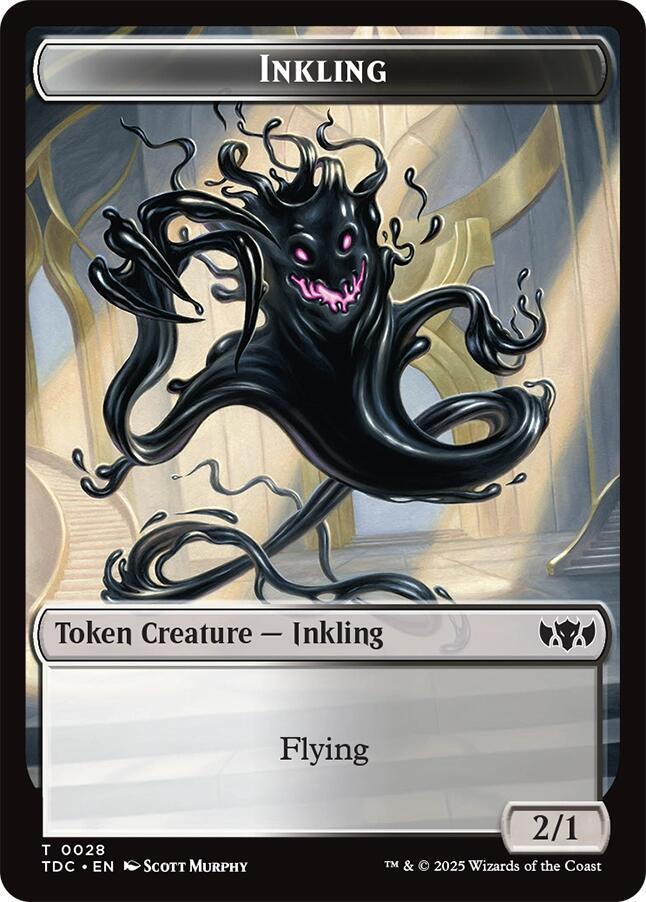 Inkling // Insect Double-Sided Token 28 // 23 card from Commander: Tarkir: Dragonstorm
