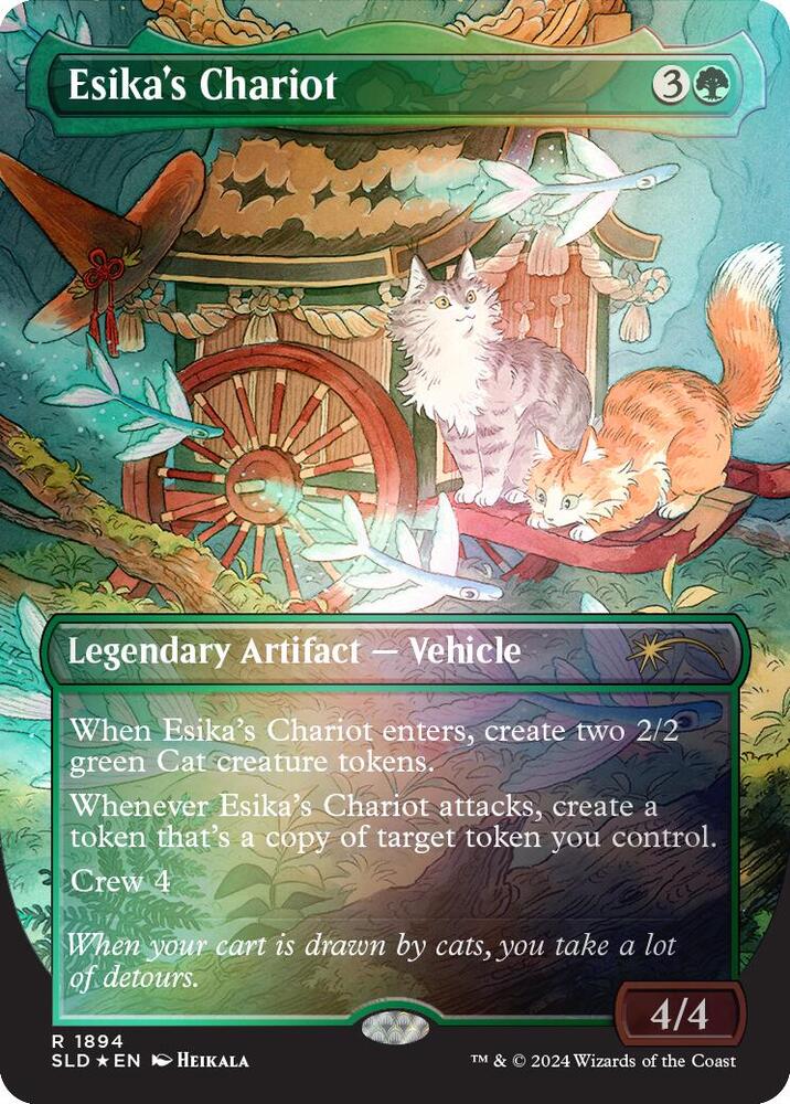 Esika's Chariot (Rainbow Foil) 1894 card from Secret Lair Drop Series