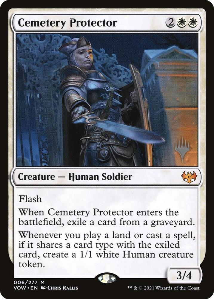 Cemetery Protector 6 card from Promo Pack: Aetherdrift