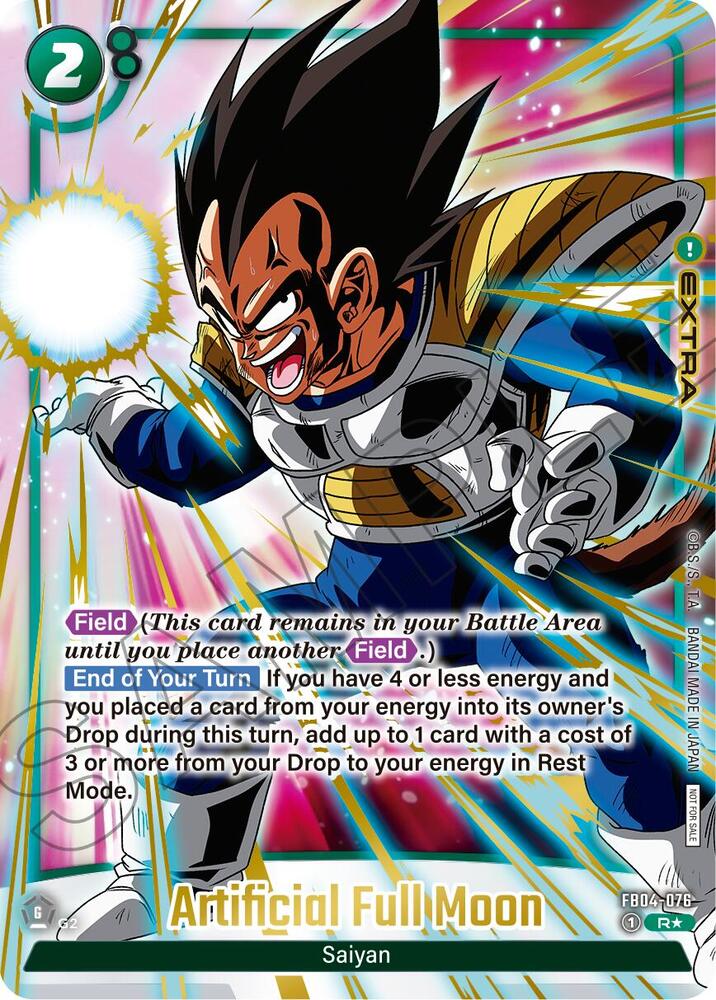 Artificial Full Moon (Alternate Art) (Limited Pack 01) FB04-076 card from Tournament and Championship Promos