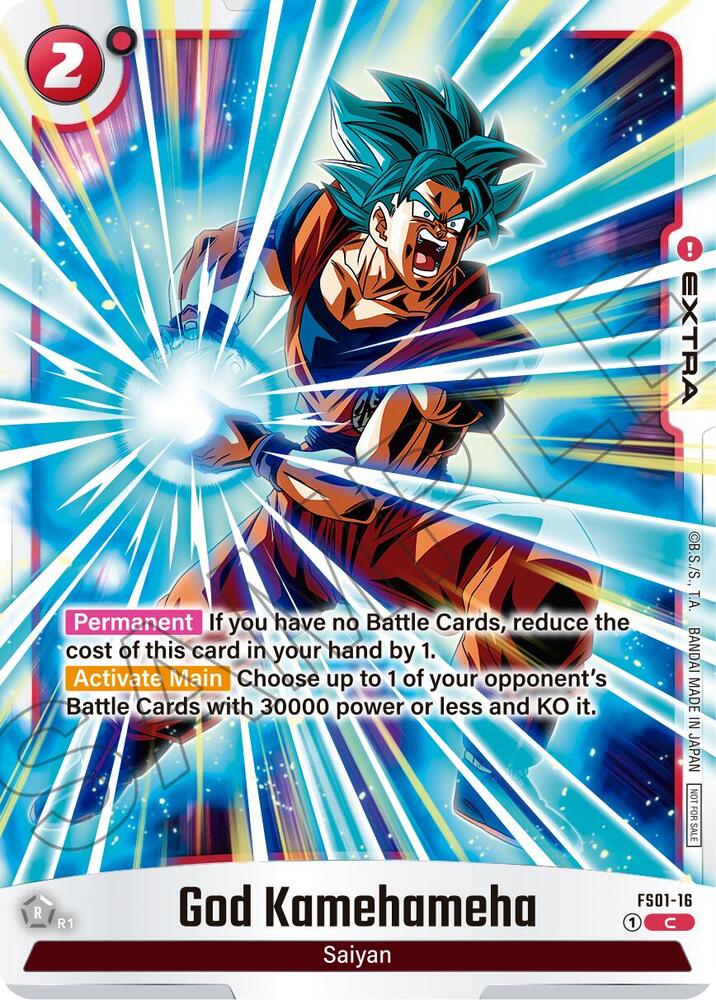 God Kamehameha (Limited Pack 01) FS01-16 card from Tournament and Championship Promos