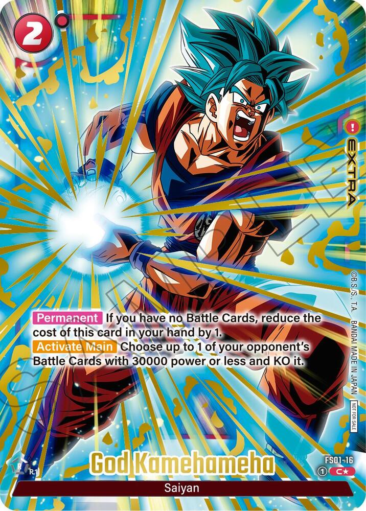 God Kamehameha (Alternate Art) (Limited Pack 01) FS01-16 card from Tournament and Championship Promos