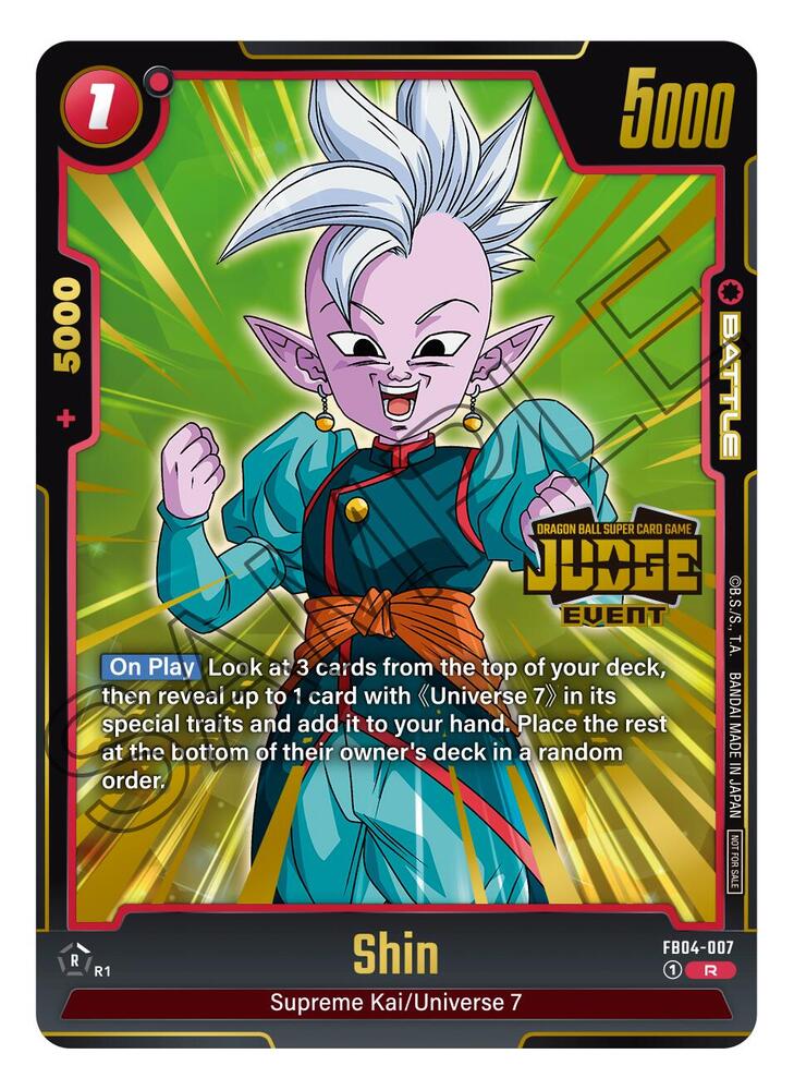 Shin (Judge Pack (Event Judge) 03) FB04-007 card from Tournament and Championship Promos
