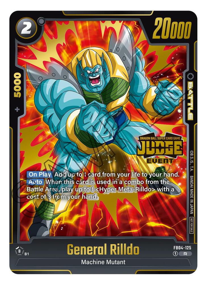 General Rilldo (Judge Pack (Event Judge) 03) FB04-125 card from Tournament and Championship Promos