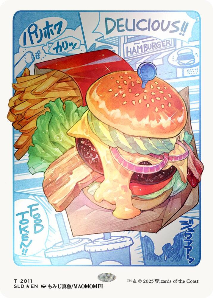 Food Token (Rainbow Foil) 2011 card from Secret Lair Drop Series