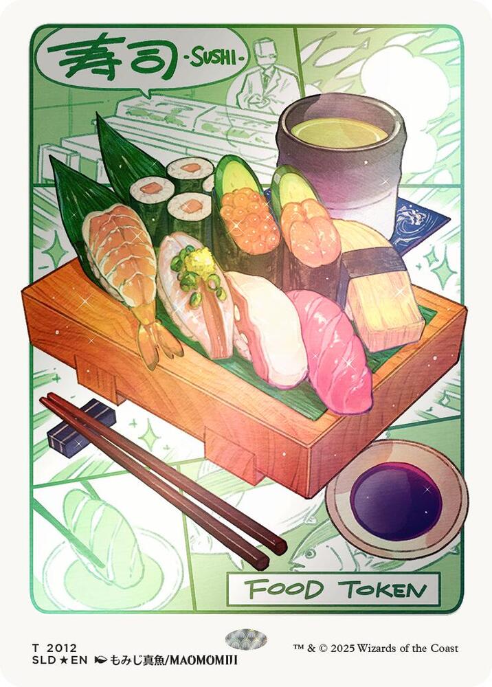 Food Token (Rainbow Foil) 2012 card from Secret Lair Drop Series