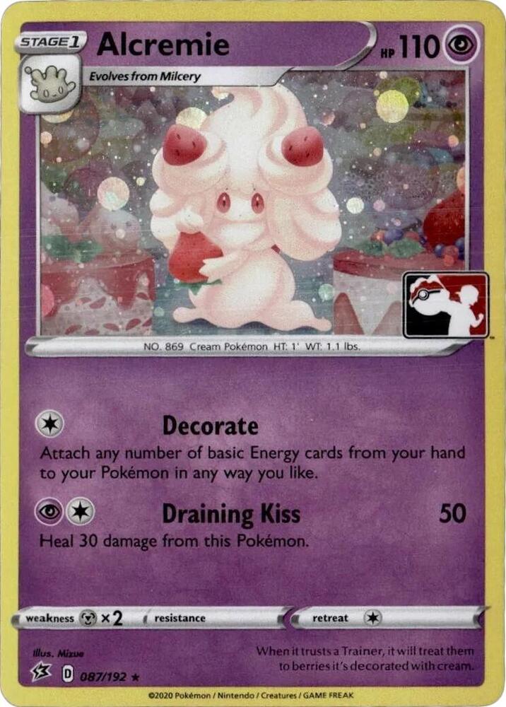 Alcremie (League Promo) 087/192 card from League & Championship Cards