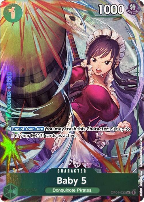 Baby 5 (Premium Card Collection -Best Selection Vol. 3-) OP04-032 card from One Piece Promotion Cards