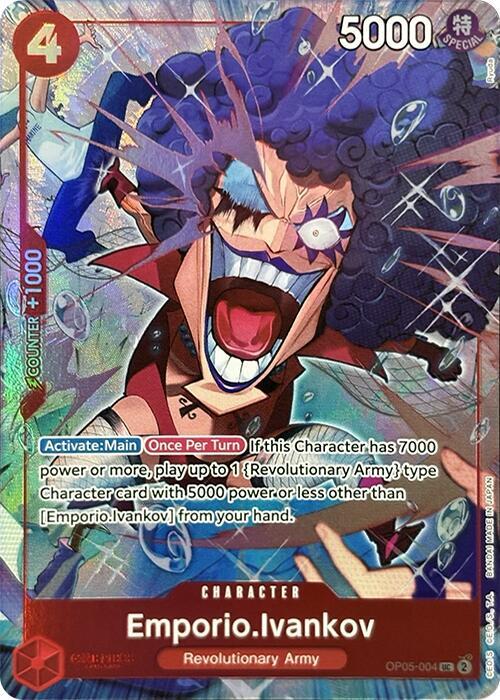 Emporio.Ivankov (Premium Card Collection -Best Selection Vol. 3-) OP05-004 card from One Piece Promotion Cards