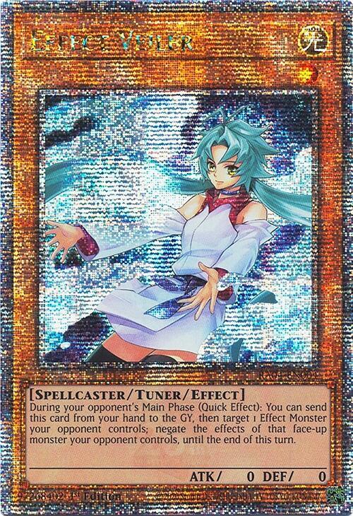 Effect Veiler (New Art) (Quarter Century Secret Rare) RA04-EN004 card from Quarter Century Stampede