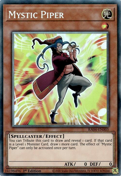 Mystic Piper (PCR) RA04-EN005 card from Quarter Century Stampede