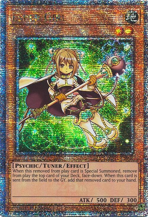 Esper Girl (Quarter Century Secret Rare) RA04-EN006 card from Quarter Century Stampede