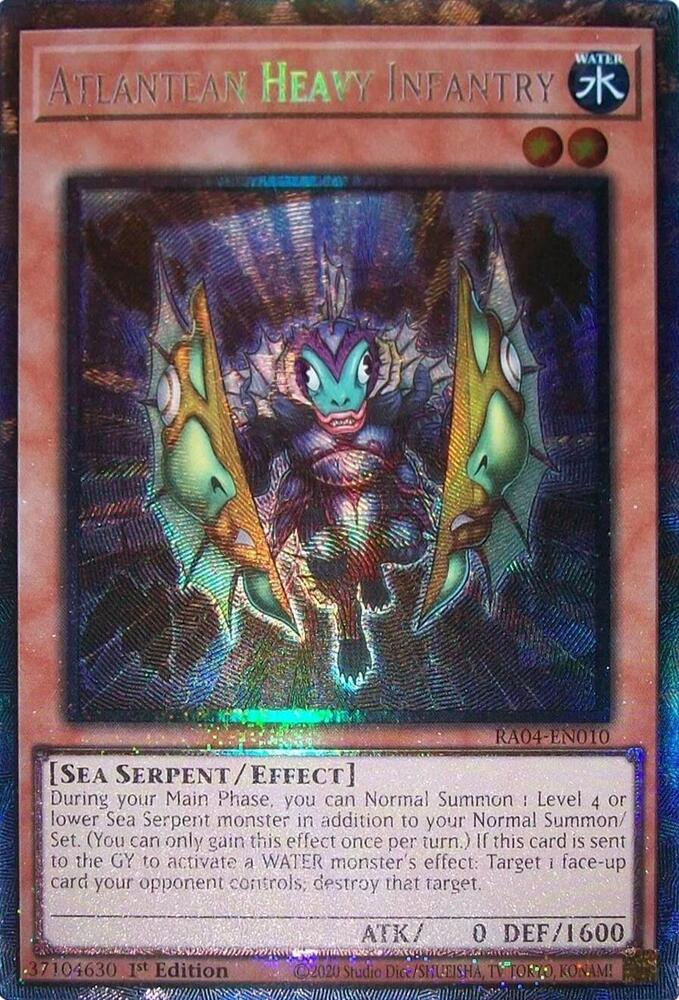 Atlantean Heavy Infantry (PCR) RA04-EN010 card from Quarter Century Stampede