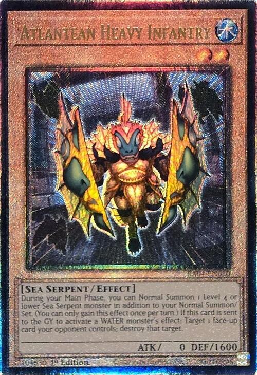 Atlantean Heavy Infantry (PUR) RA04-EN010 card from Quarter Century Stampede
