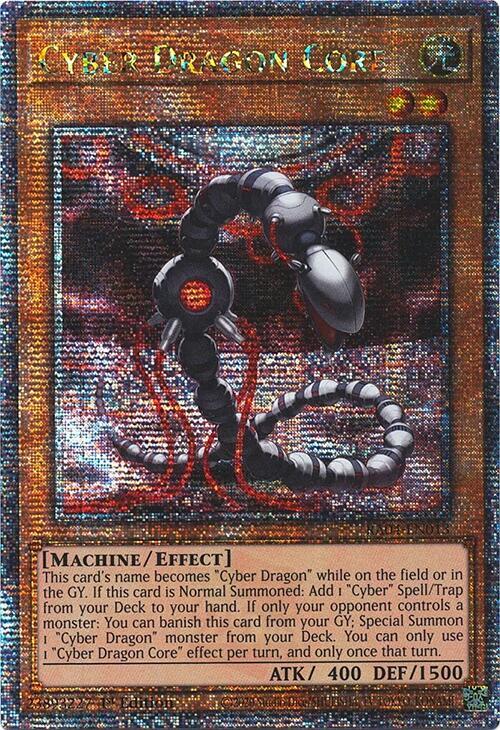 Cyber Dragon Core (Quarter Century Secret Rare) RA04-EN013 card from Quarter Century Stampede