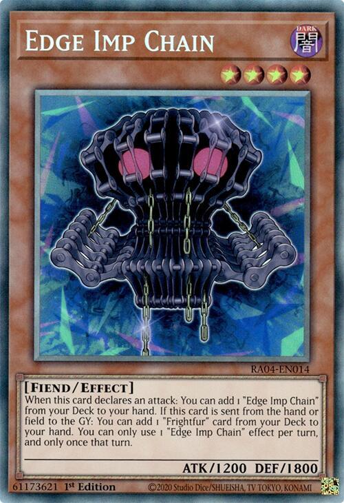 Edge Imp Chain (PCR) RA04-EN014 card from Quarter Century Stampede