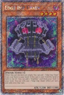 Edge Imp Chain (Platinum Secret Rare) RA04-EN014 card from Quarter Century Stampede
