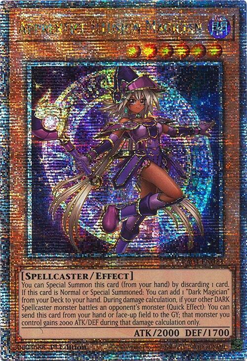 Apprentice Illusion Magician (Quarter Century Secret Rare) RA04-EN023 card from Quarter Century Stampede