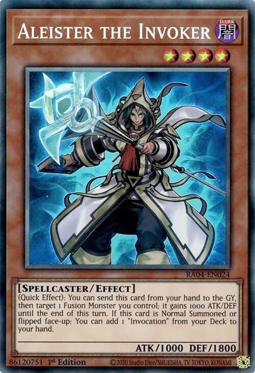 Aleister the Invoker (Alternate Art) (PCR) RA04-EN024 card from Quarter Century Stampede