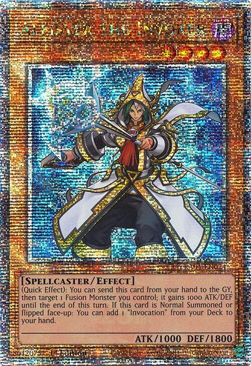 Aleister the Invoker (Alternate Art) (Quarter Century Secret Rare) RA04-EN024 card from Quarter Century Stampede