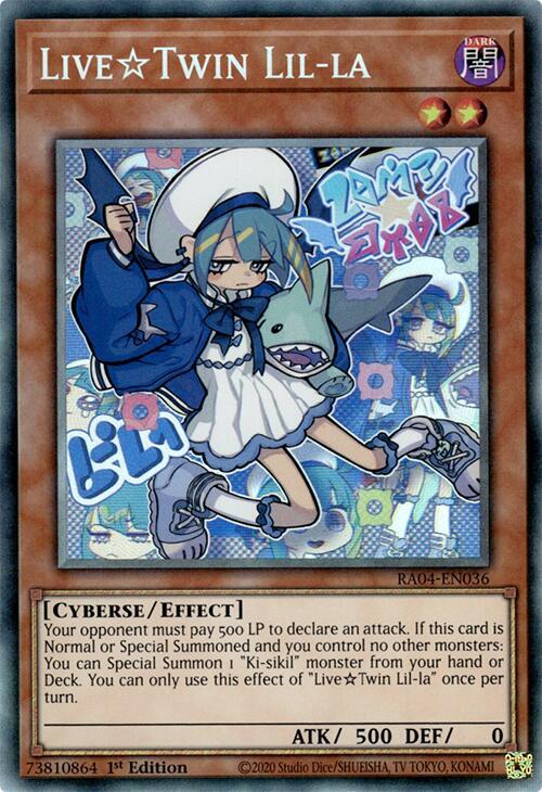 Live Twin Lil-la (PCR) RA04-EN036 card from Quarter Century Stampede