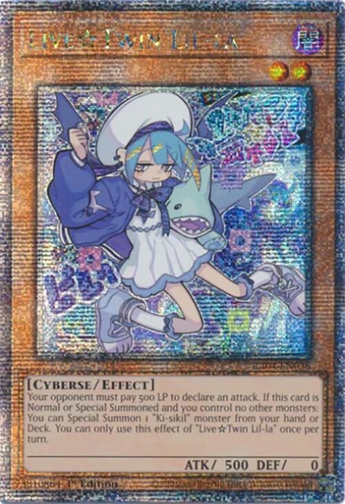 Live Twin Lil-la (Quarter Century Secret Rare) RA04-EN036 card from Quarter Century Stampede