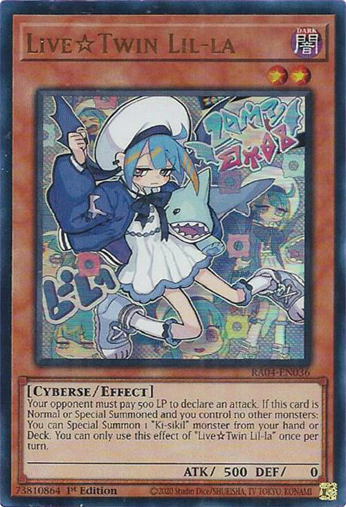 Live Twin Lil-la (UR) RA04-EN036 card from Quarter Century Stampede