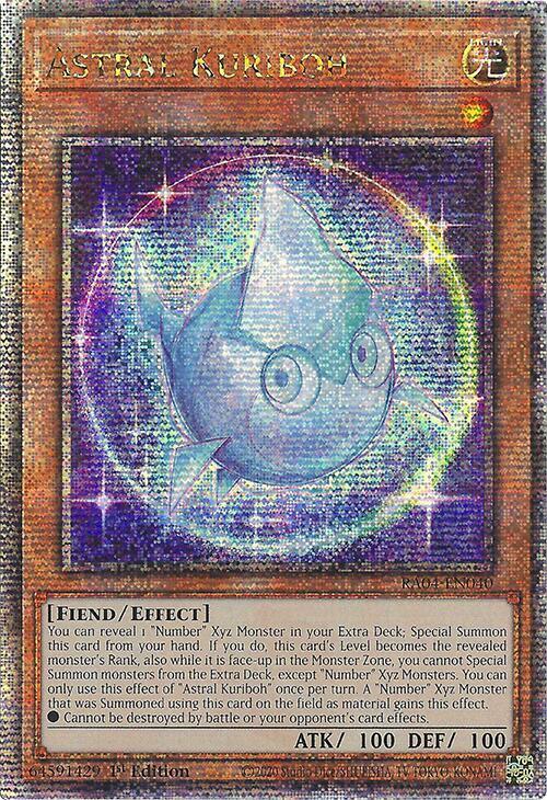 Astral Kuriboh (Quarter Century Secret Rare) RA04-EN040 card from Quarter Century Stampede