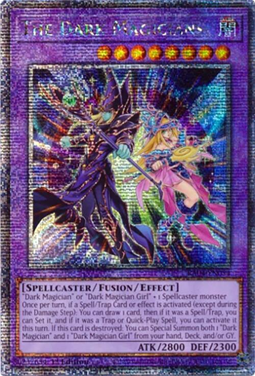 The Dark Magicians (Quarter Century Secret Rare) RA04-EN054 card from Quarter Century Stampede